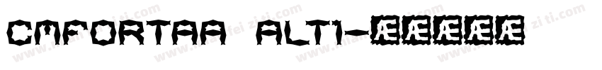 cmfortaa alt1字体转换